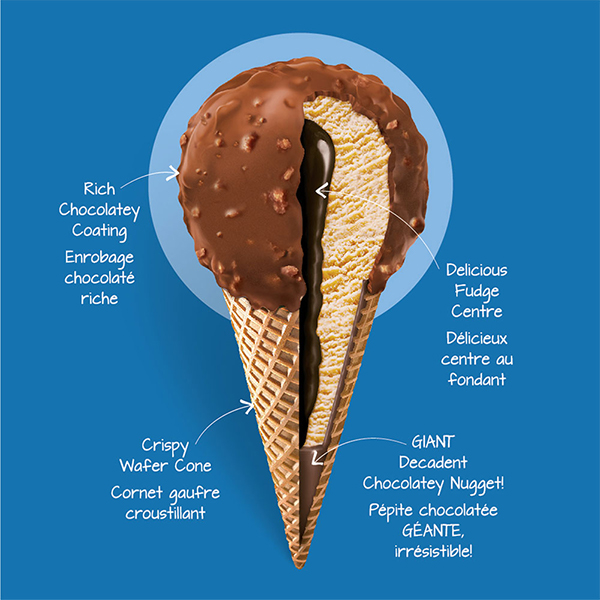 DRUMSTICK KitKat Frozen Dessert Cones
