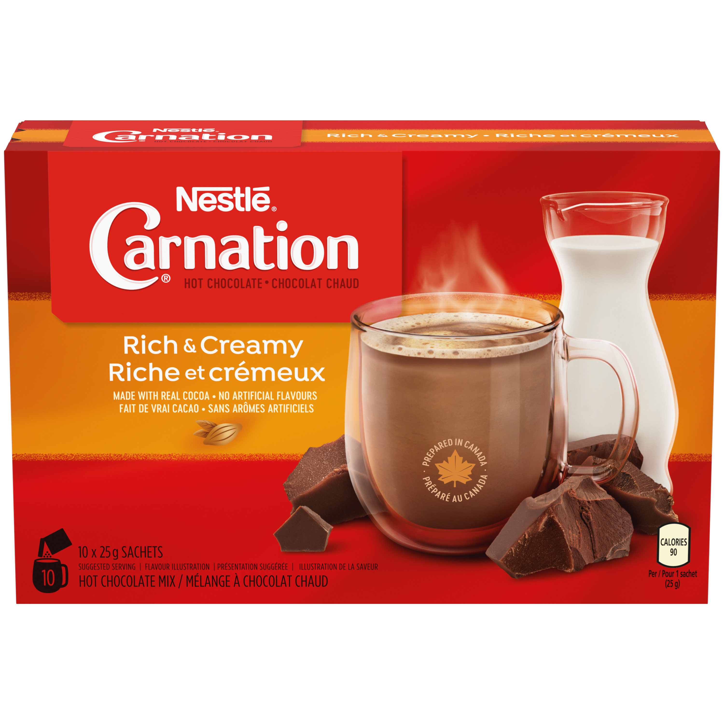 NESTLÉ CARNATION Rich and Creamy Hot Chocolate, 10-Pack