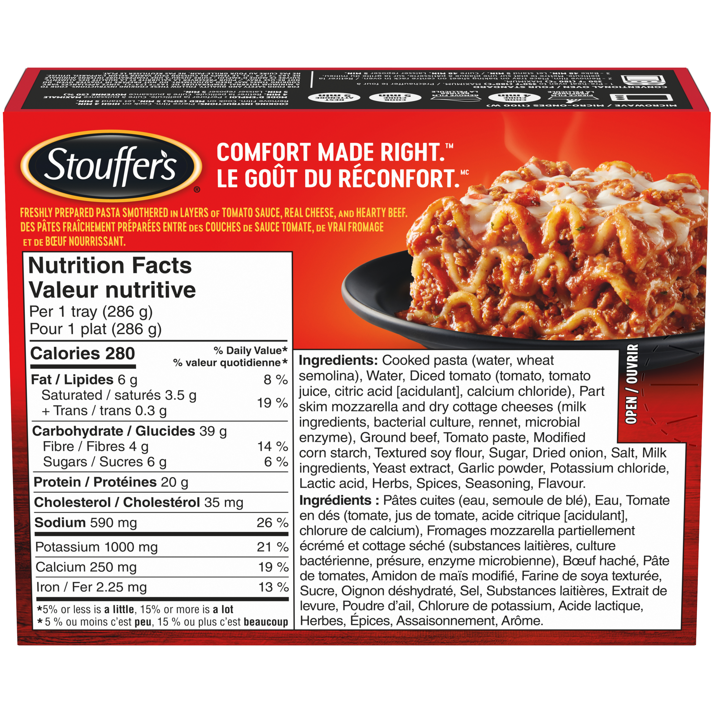 Stouffer S Meat Lasagna Made With Nestle