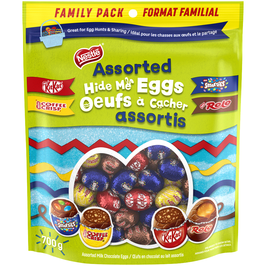 Easter Chocolate Assorted Hide-Me Eggs