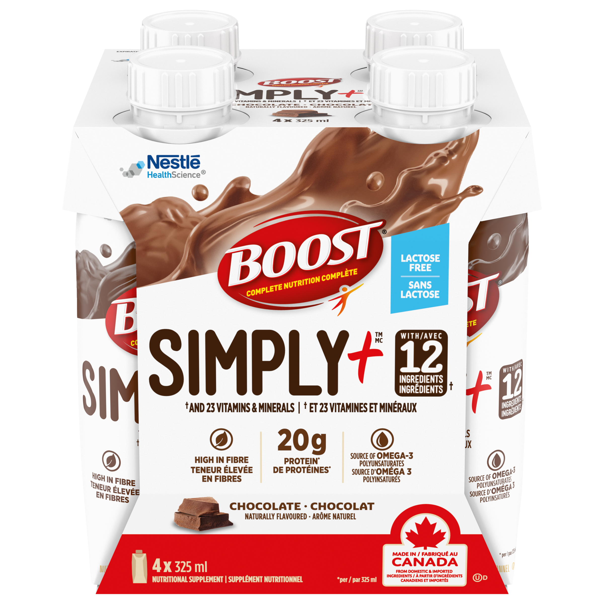 BOOST SIMPLY + Chocolate Nutrition Drink 