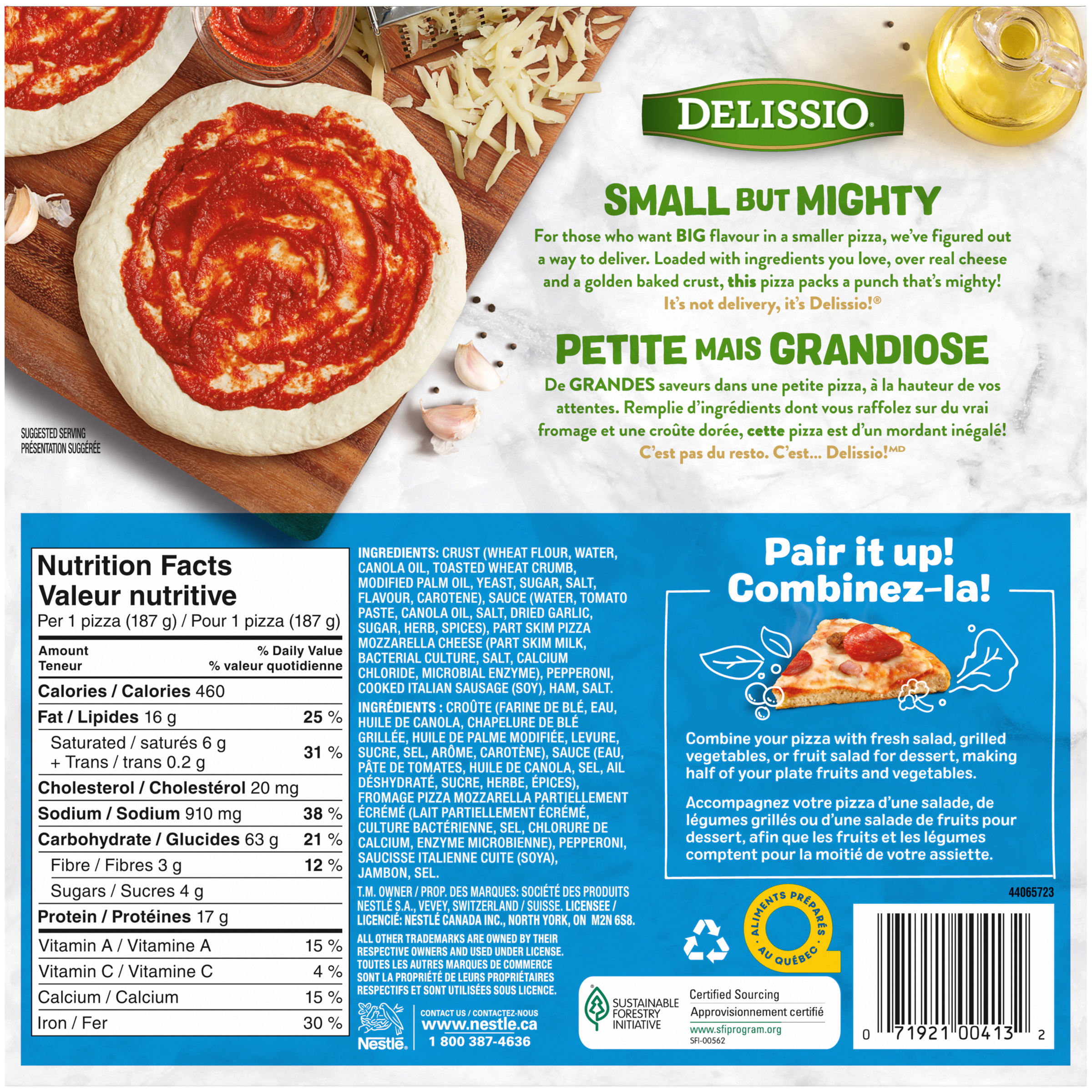 Delissio Singles Meat Lovers 2 x 187 g