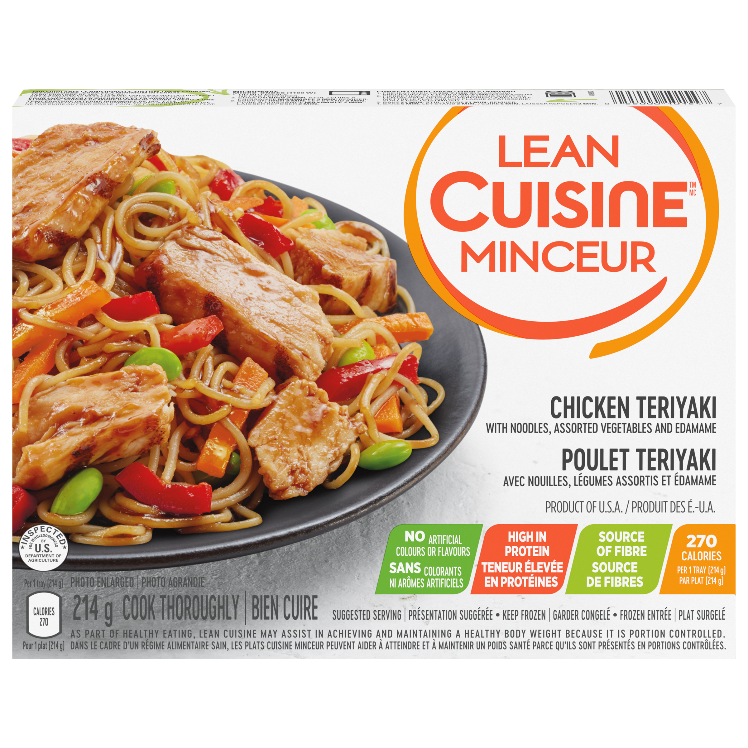 LEAN CUISINE Chicken Teriyaki Frozen Entrée 214 g