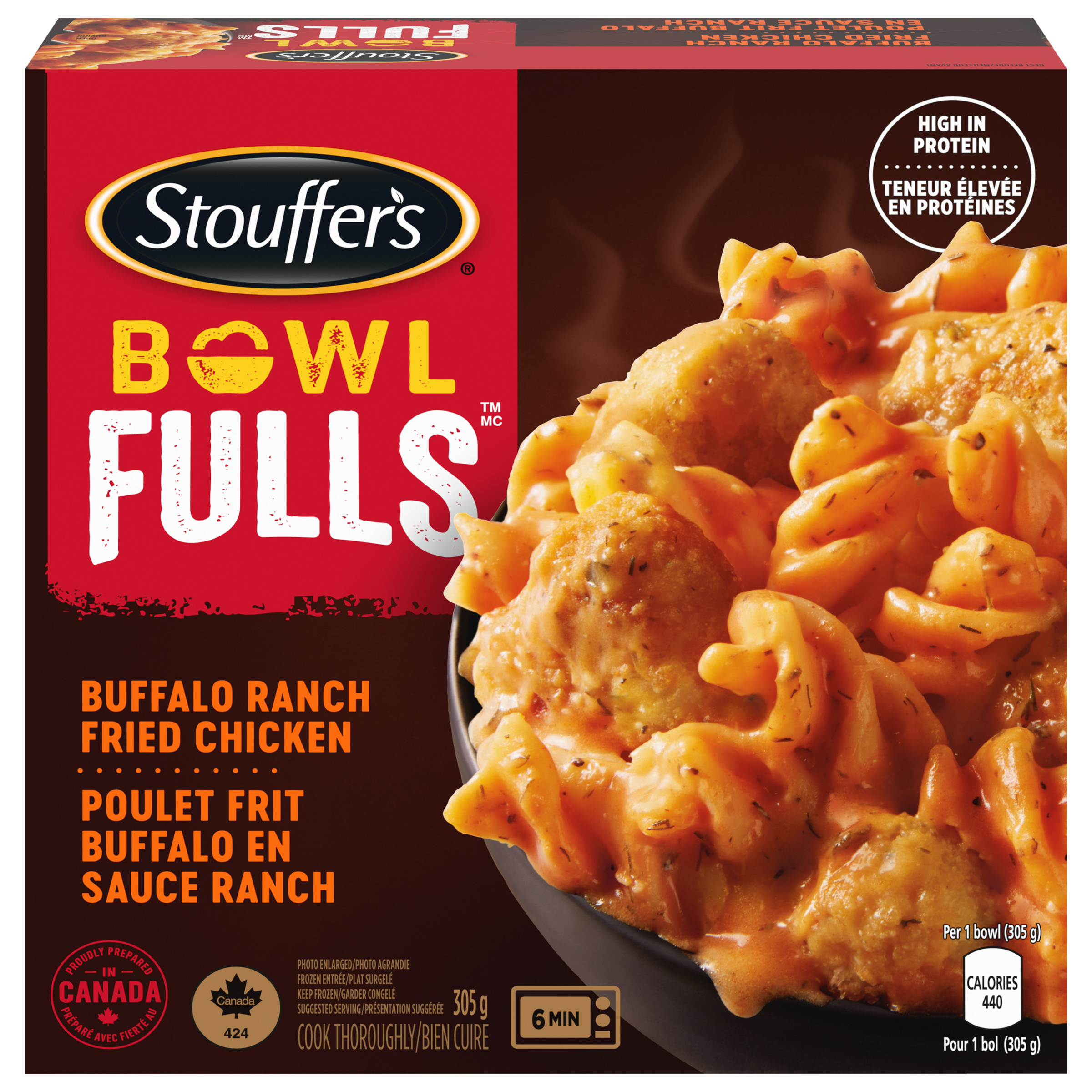STOUFFER'S BowlFULLs Buffalo Ranch Fried Chicken 305g