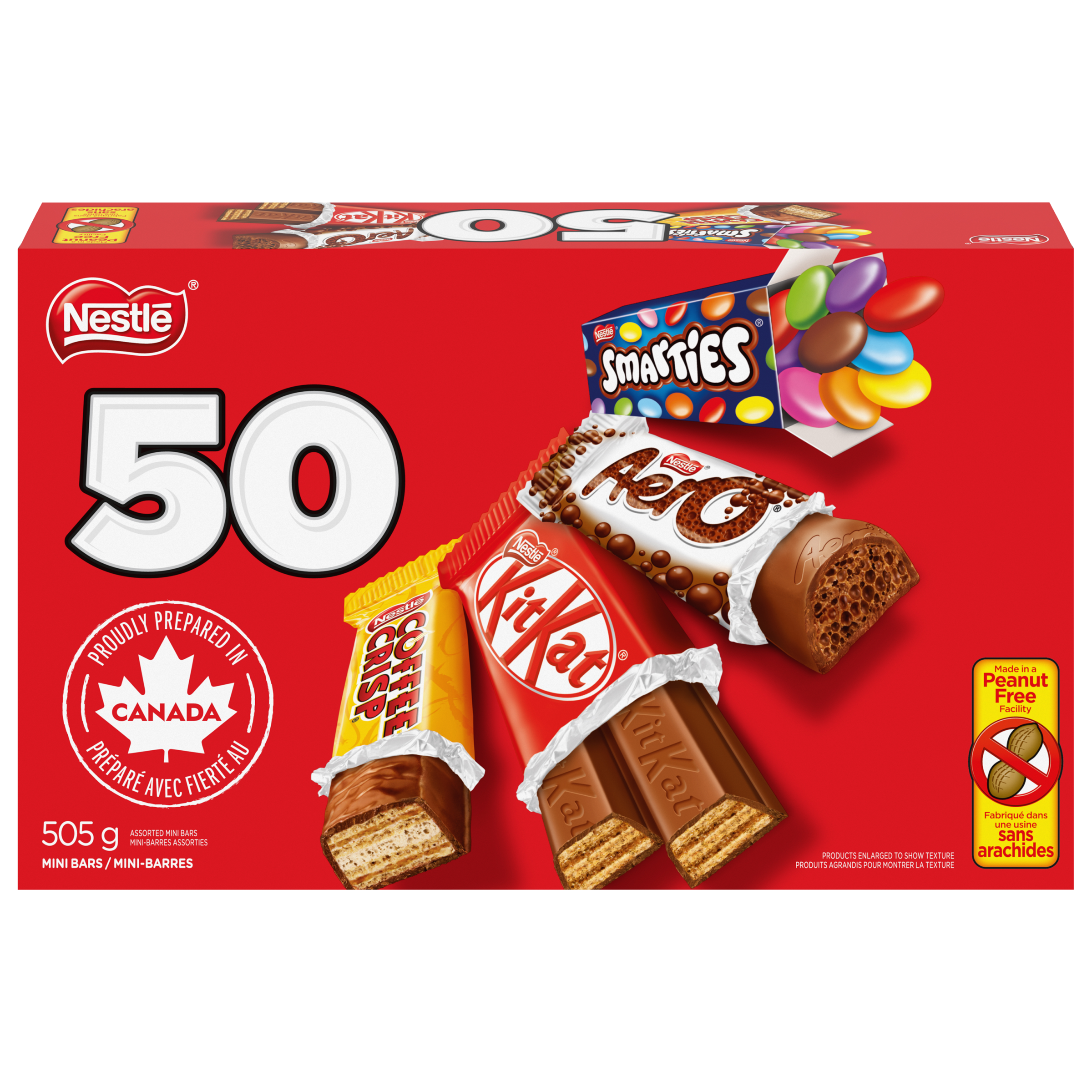 NESTLÉ Mini Halloween Chocolates, Pack of 50, 505 g