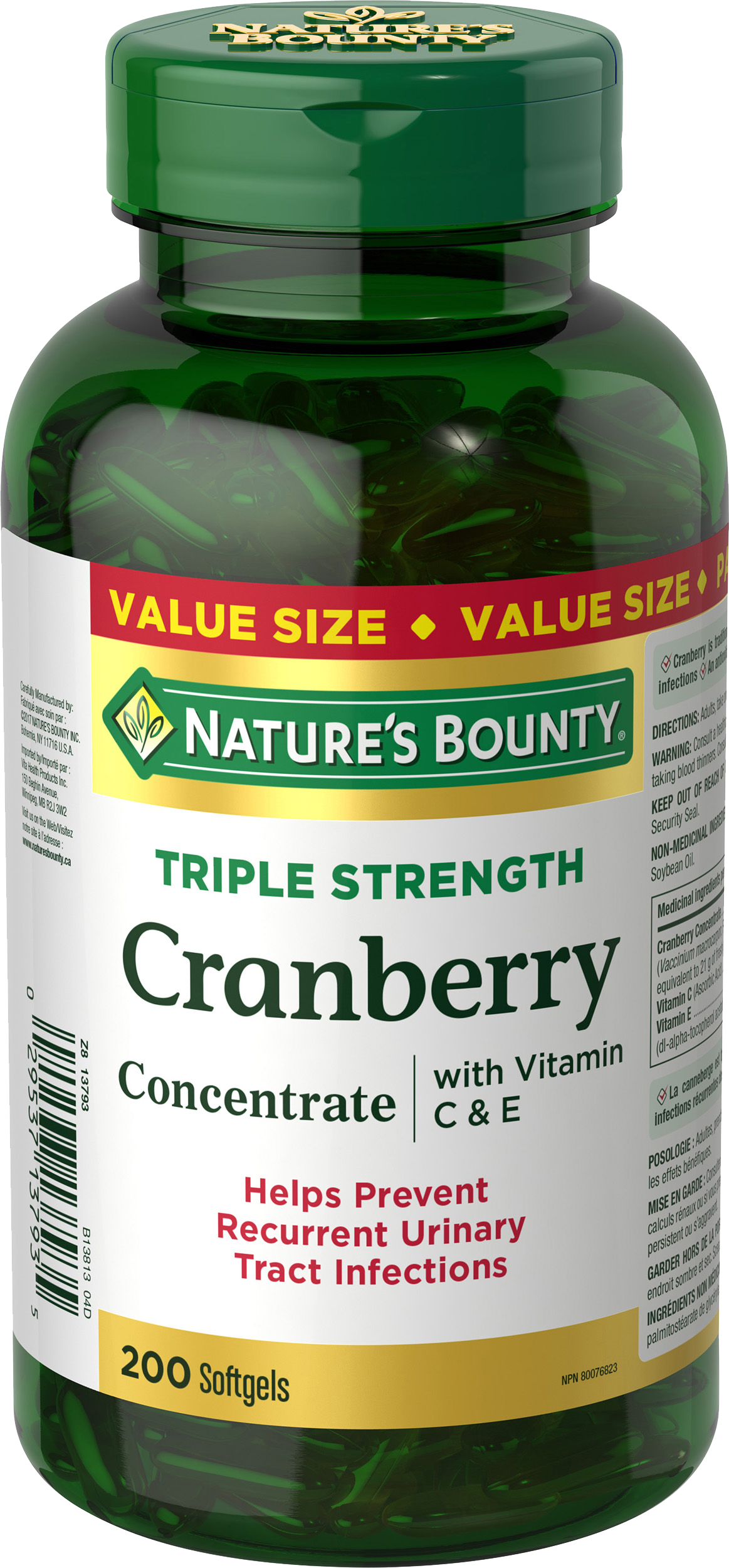 Cranberry with Vitamin C + E 200