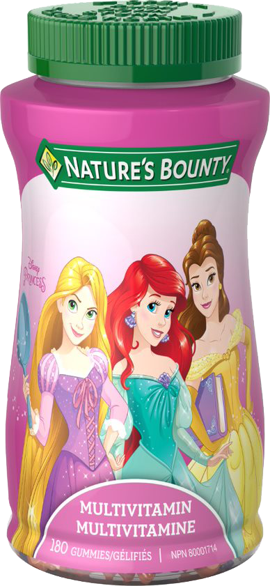 Nature's Bounty Disney Princess Multivitamin Gummies 180