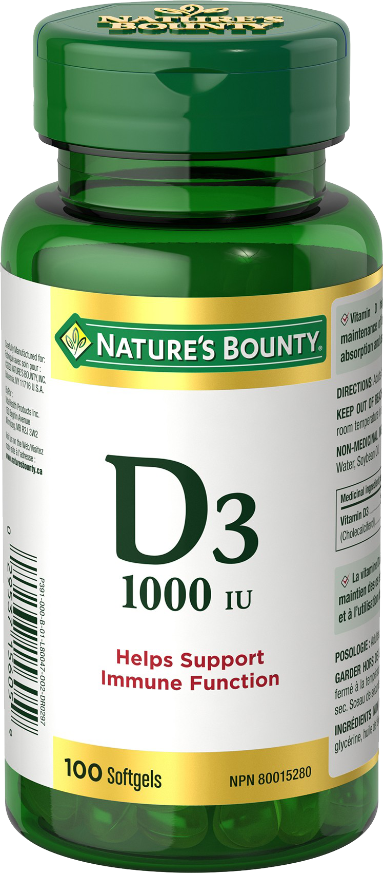 Vitamin D3 1000IU 100