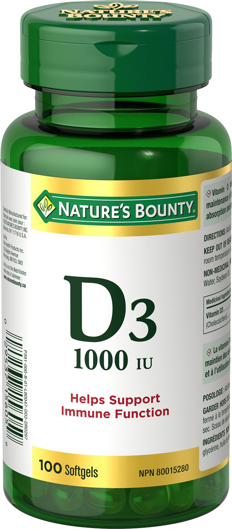 Vitamin D3 1000IU 100