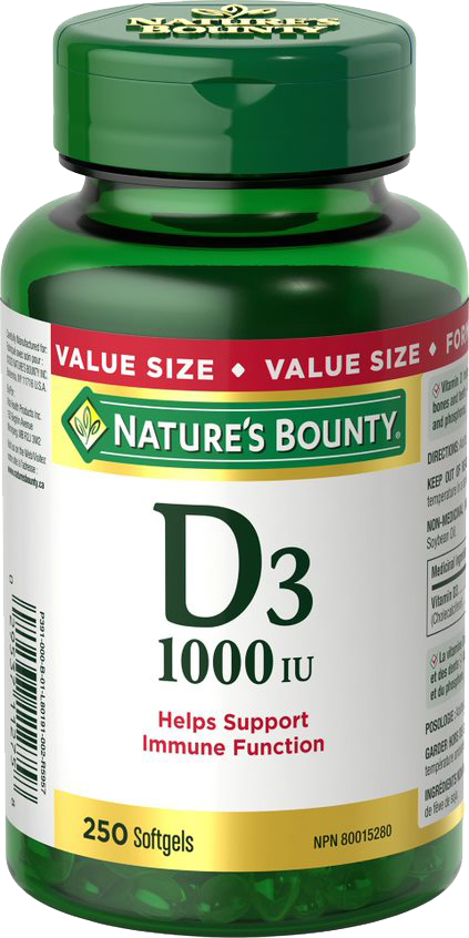 Vitamin D3 1000IU 250