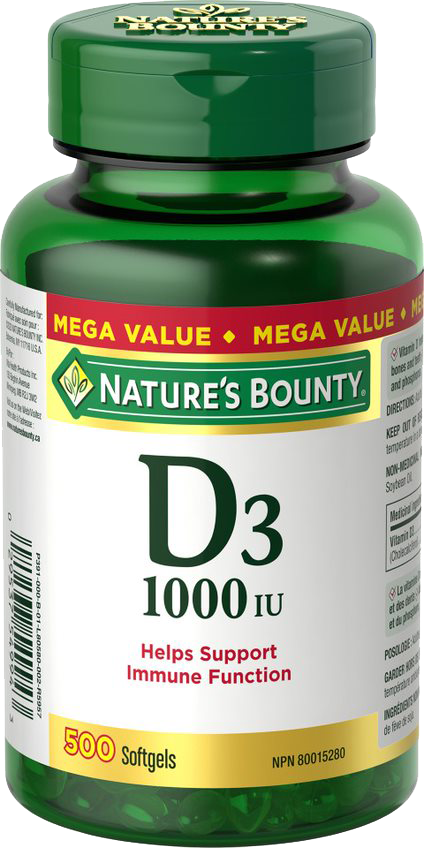 Vitamin D3 1000IU 500