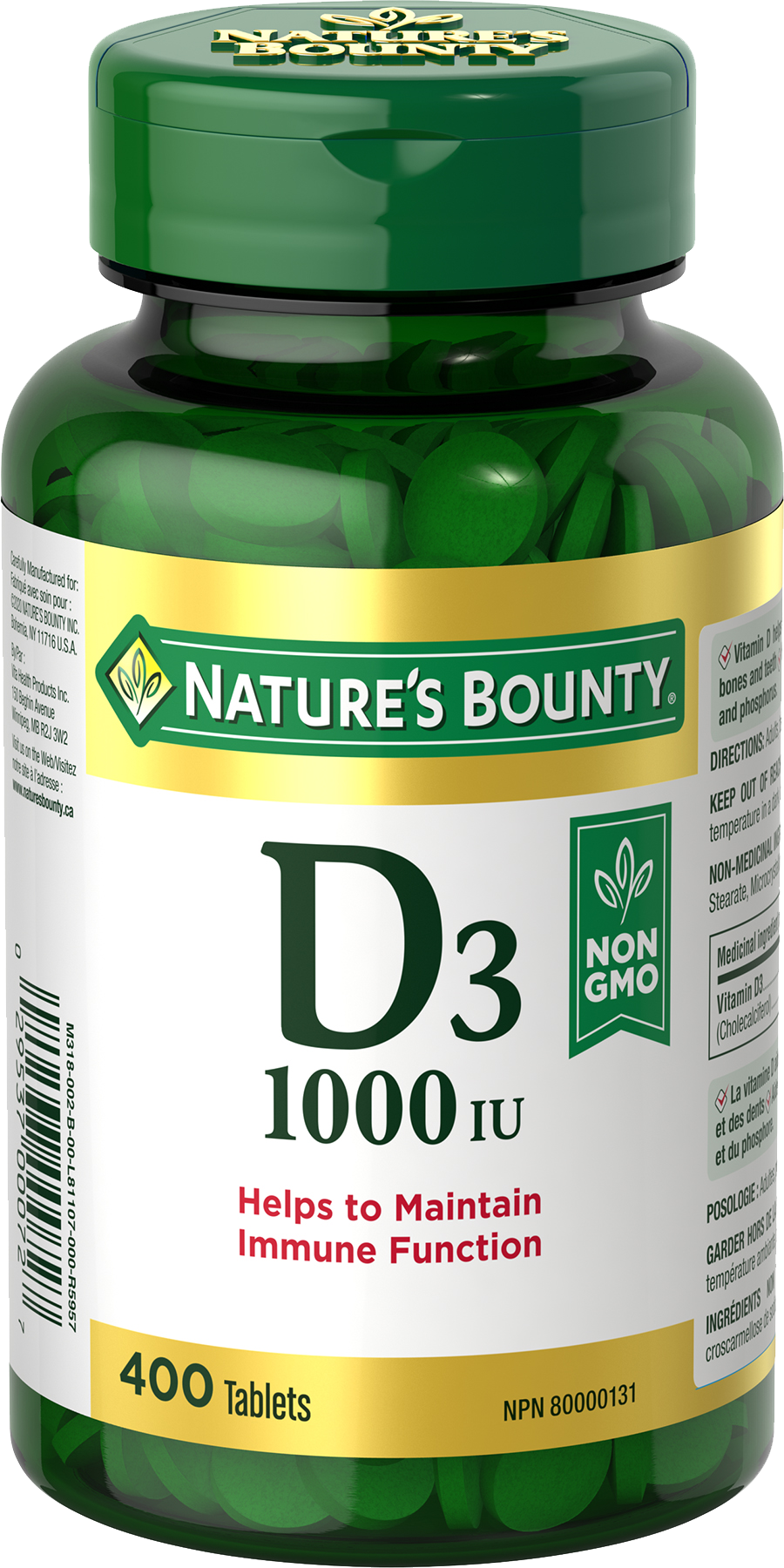 vitamin D 1000 iu 400 en