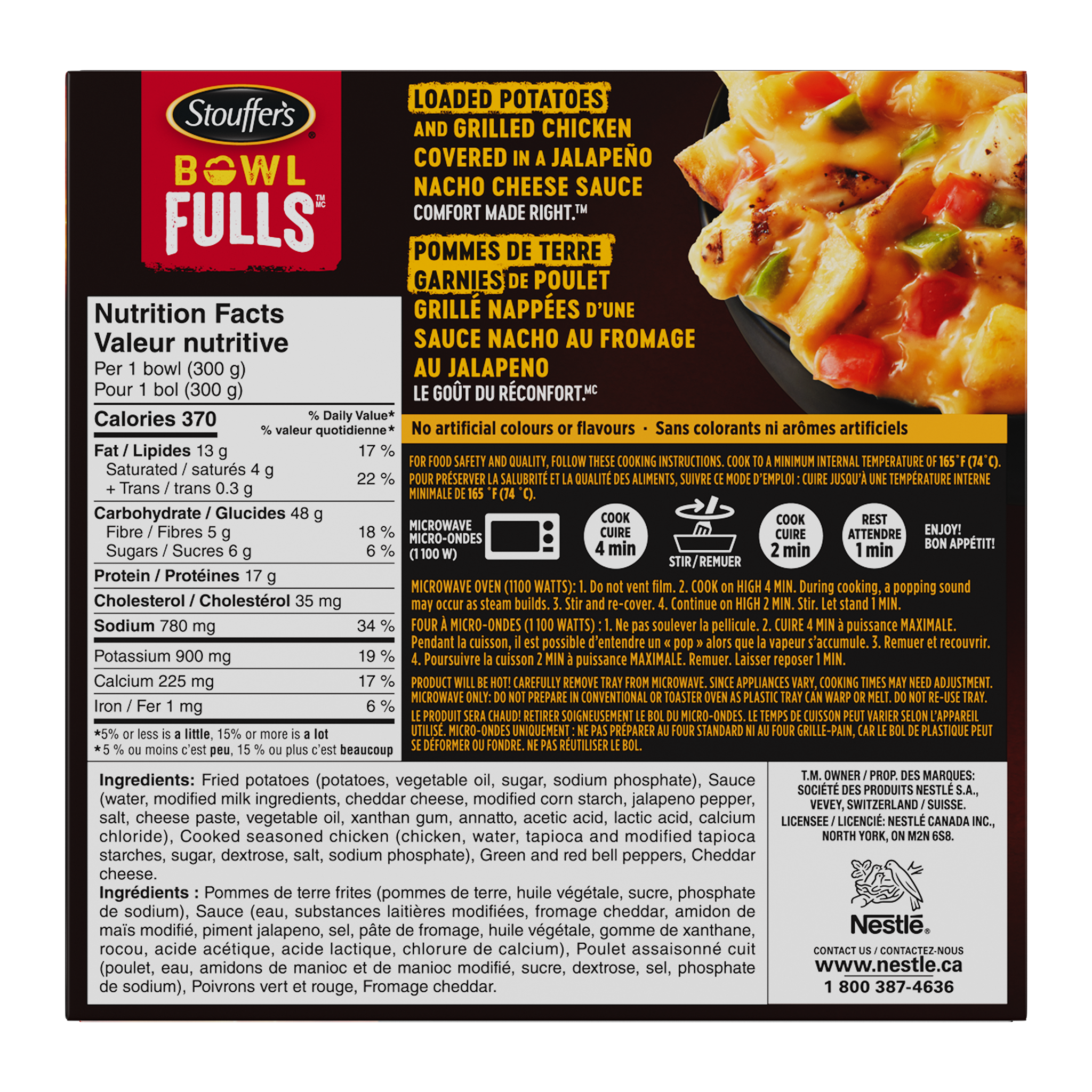 Stouffer's BowlFULLs Nacho Chicken Potatoes