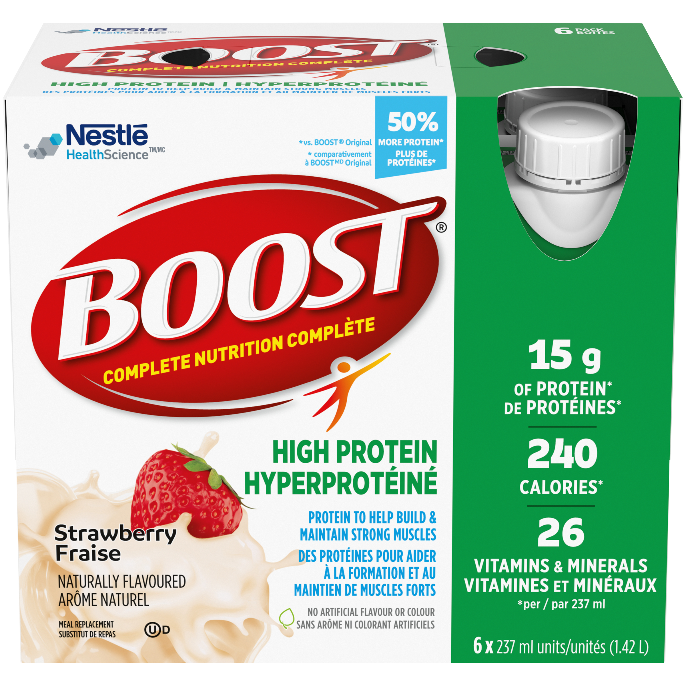 High Protein Meal Replacement Drink – Strawberry