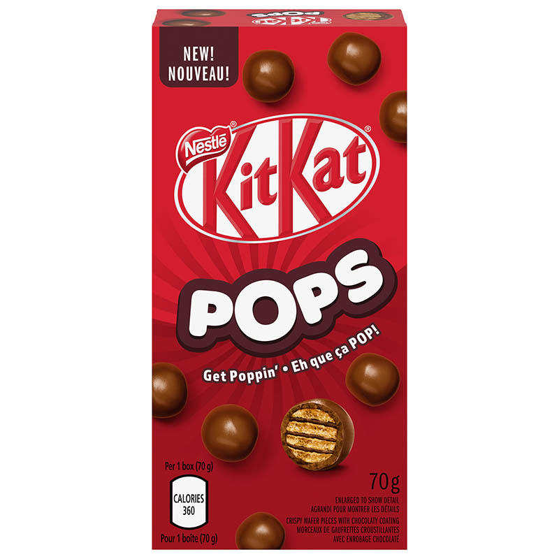 KITKAT POPS Milk Chocolaty Snacks Carton 70 g