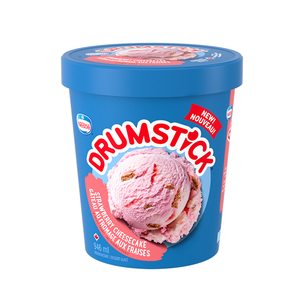 Drumstick Strawberry Cheesecake Tub