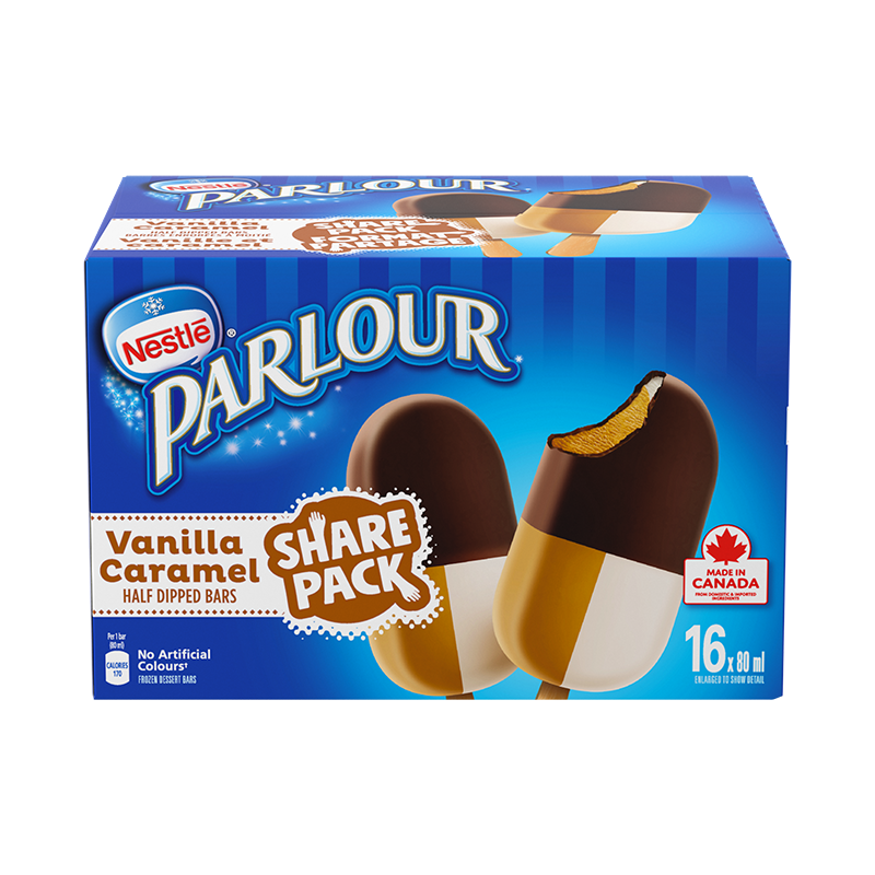 parlour vanilla caramel bars pack