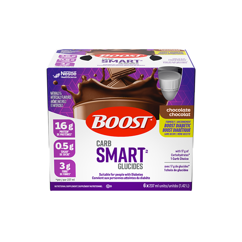 Boost carb smart chocolate pack