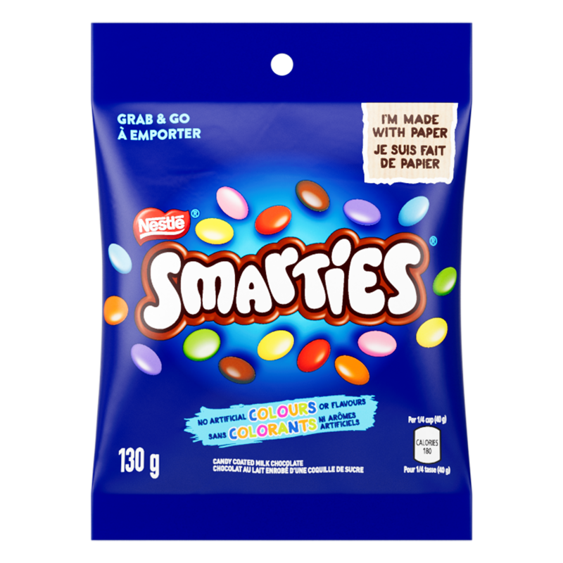 SMARTIES candy coated milk chocolate 130 g