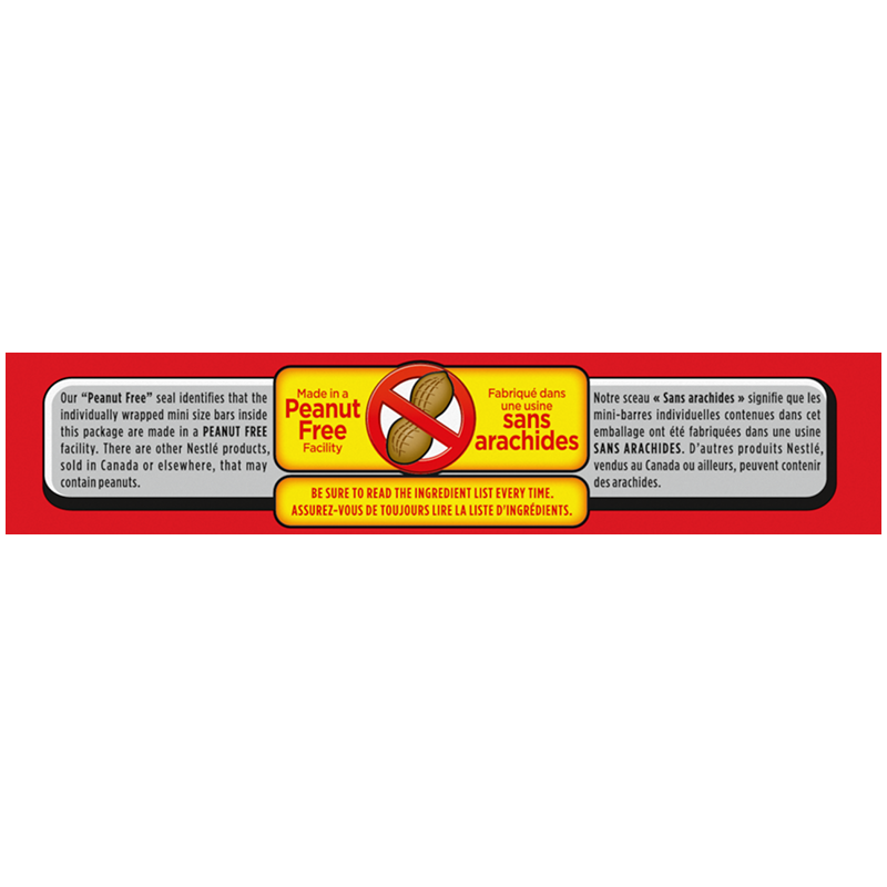 peanut free desclaimer