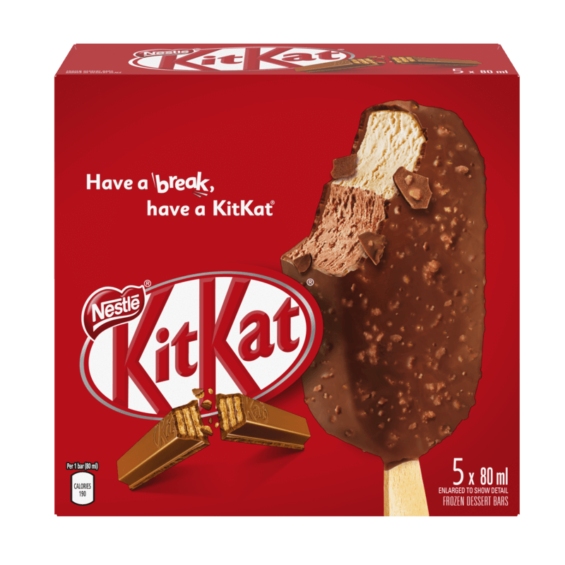 kit kat frozen bars package