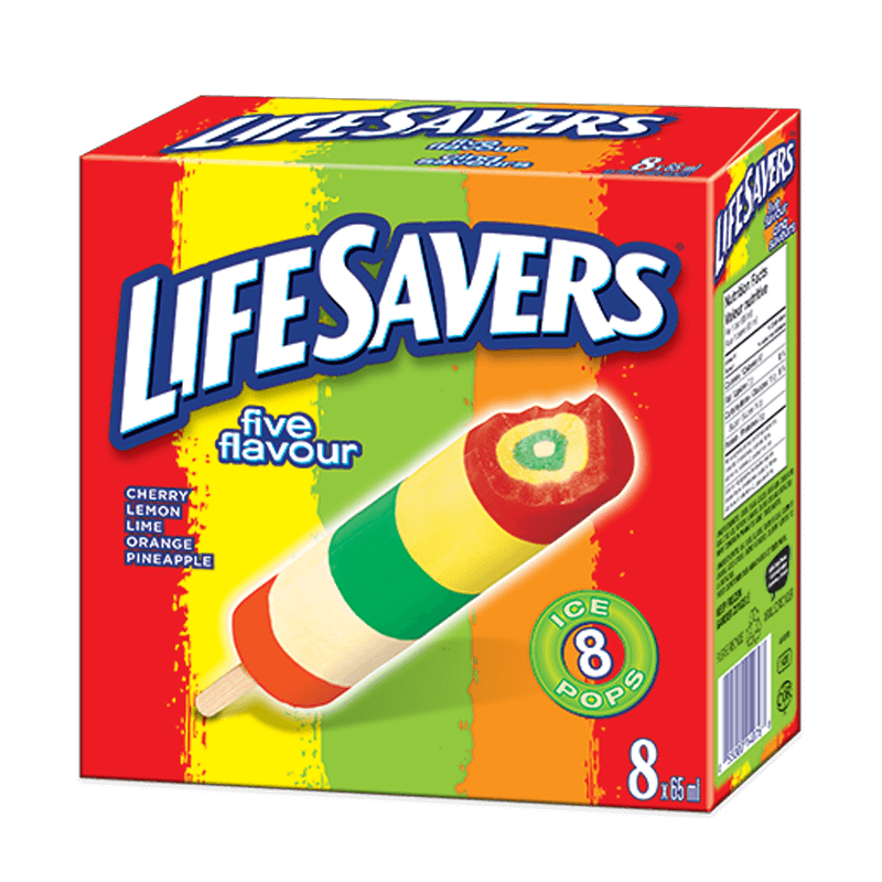 life savers 8 pops pack