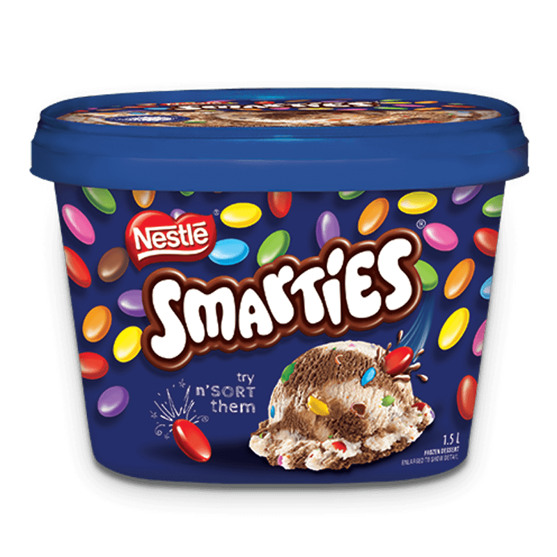 smarties ice cream