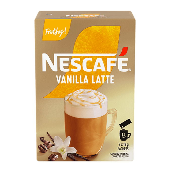 Gold vanilla latte saches