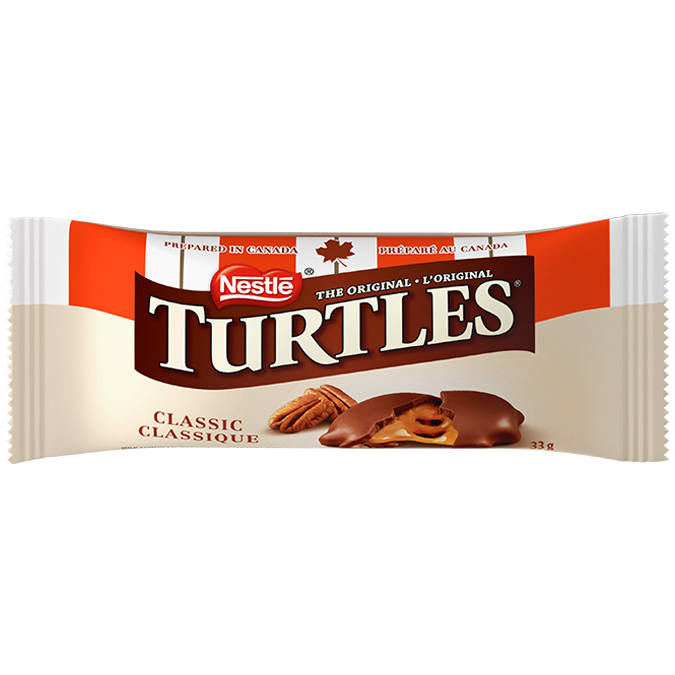 TURTLES, 2-Piece Bar, Caramel Pecans & Chocolate