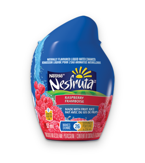 NESFRUTA Raspberry, Naturally Falvoured Liquid Water Enhancer, 52ml makes 26 servings.