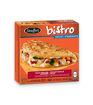 Title text placeholder STOUFFERS BISTRO Melts Baha Grilled Chicken
