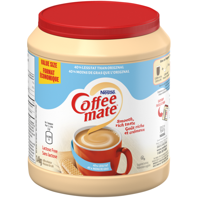 COFFEE-MATE 50% Less Fat, 1.4 kg.