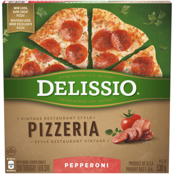 Delissio Pizzeria Vintage Pepperoni Madewithnestle Ca