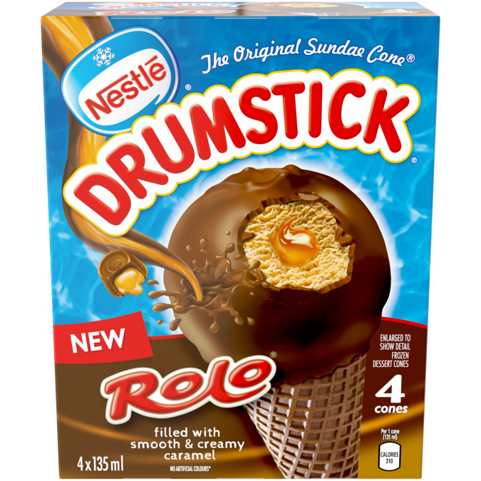 Drumstick Rolo Sundae Cones Nestle Canada