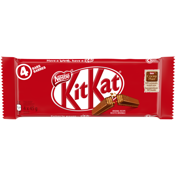 Kitkat Bar 4 Pack Nestle Canada