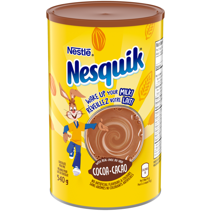 Nesquik Powder Chocolate Milk Mix 540g Nestle Canada