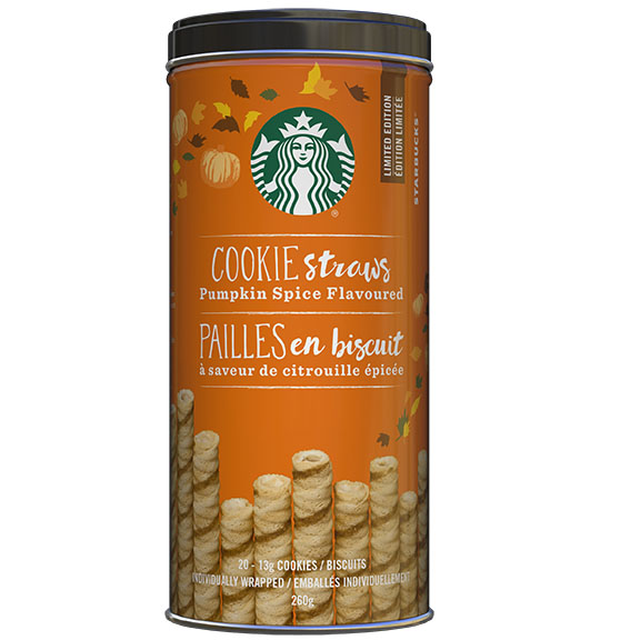 Starbucks Pumpkin Spice Cookie Straws Review - Snack Gator