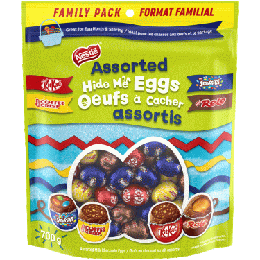 Easter Chocolate Assorted Hide Me Eggs Pouch