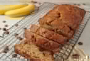 Chocolate Chip Banana Bread with Baking Bits