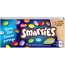 NESTLÉ SMARTIES Share Size Candy Coated Milk Chocolate 75 g
