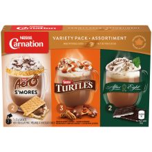 CARNATION Variety Pack Hot Chocolate Carton 7 x 25 g