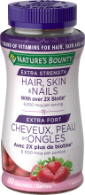 Extra Strength Hair, Skin & Nails Gummies