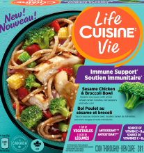 LIFE CUISINE Sesame Chicken & Broccoli Bowl
