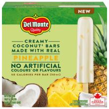 DEL MONTE Coconut Pineapple Frozen Dairy Dessert Bars