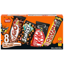 NESTLÉ Scary Assorted Halloween Full-Sized Bars Carton 8 pack