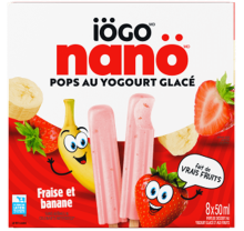 IOGO Nano Fraise et banane Pops