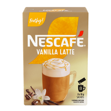 Gold vanilla latte saches