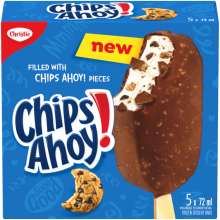 CHRISTIE CHIPS AHOY! Frozen Dessert Bars, Multipack, 5 x 72 ml