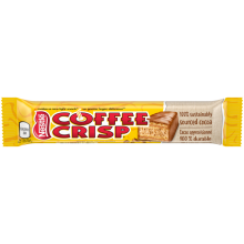 COFFEE CRISP Chocolate Bar, 50 grams.