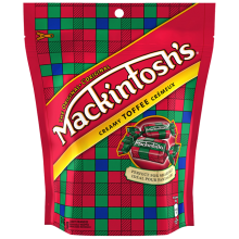 MACKINTOSH Creamy Toffee Bites, Resealable Bag, 246 grams.
